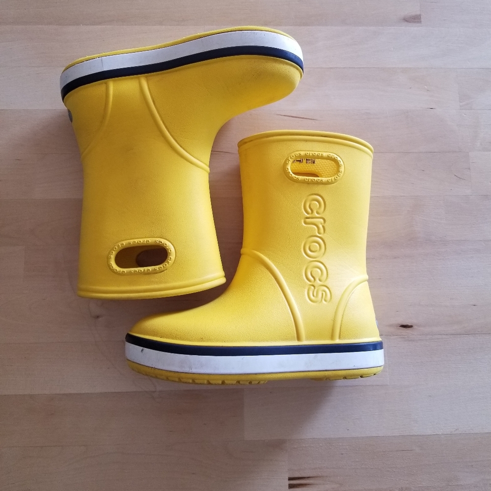 CROCS rain boots size 11